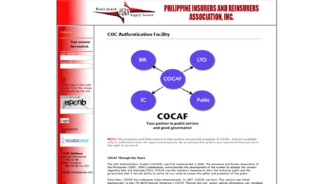 www.5 ectpl com ph login|ISAP COC Authentication Facility .